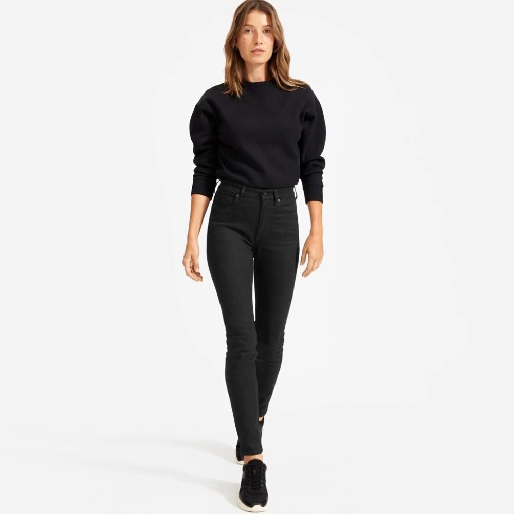 Everlane The High-Rise Skinny Jean Black